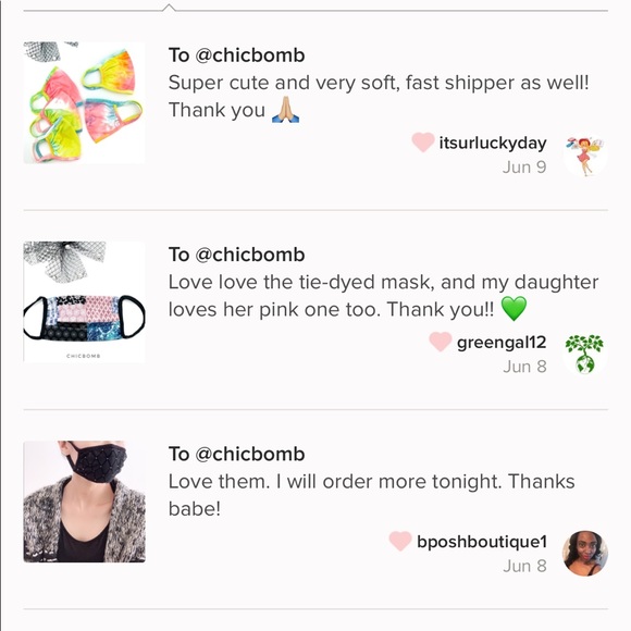 MADE IN USA GARDEN FLORAL SOFT FACE MASK - Picture 5 of 6